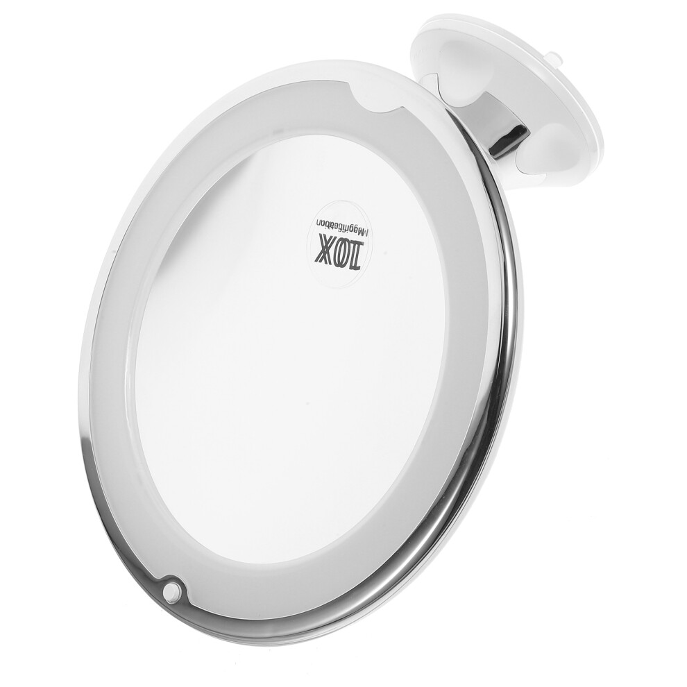 Totority Dark 10X Magnifying Lighted Makeup Mirror Rotating Vanity