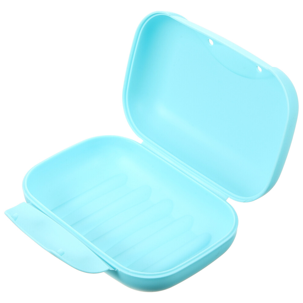 Portable Soap Dish Container Travel Case L Blue-image-OPC-PKPBRBK-NEW