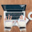 1 Pair Gloves White Knitting Clamshell Skateboard Laptop 7
