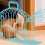 cat grooming cage breathable bathing pet supply 5