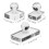 3pcs highlighter pressing tool for eyeshadow blush makeup stamper diy 2