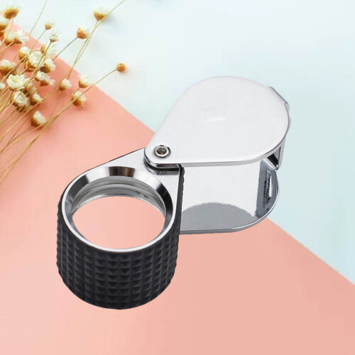 portable jewelry magnifier with metal case for diamond testing 1