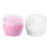 2 sets container with puff, empty talcum powder case 2