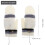 1 Pair Gloves White Knitting Clamshell Skateboard Laptop 2