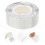 1 roll transparent self-adhesive label printer tape clear labels 3