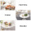 1 pc dust-proof cake cover plate multipurpose snack tray 9