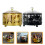 2Pcs Metal Serving Candy Boxes Snack Storage for Events 2