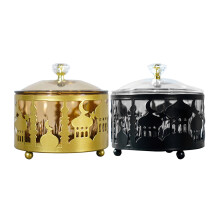 2Pcs Metal Serving Candy Boxes Snack Storage for Events