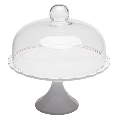 1 pc dust-proof cake cover plate multipurpose snack tray