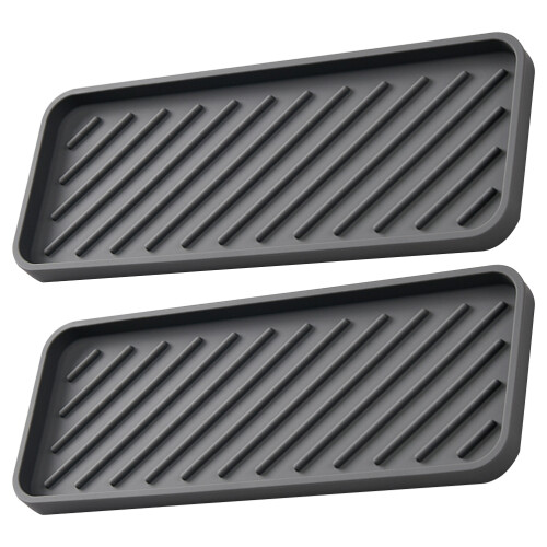 silicone decorative tray for makeup perfume soap organization 2 pcs
