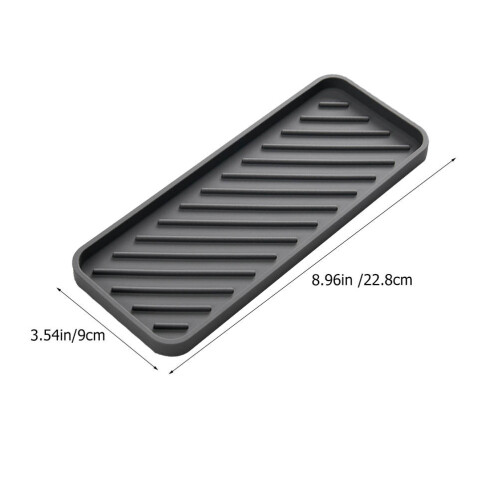 silicone decorative tray for makeup perfume soap organization 2 pcs 1