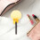 2 pcs body powder puff with handle for applying powder 4