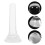 Crystal Flat Bottom Grinding Rod Heat Resistant Pestle for 9