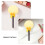 2 pcs body powder puff with handle for applying powder 7