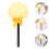 2 pcs body powder puff with handle for applying powder 11