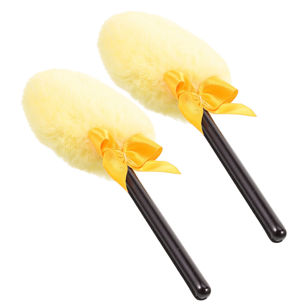 Totority 2 Pcs Body Powder Puff With Handle For Applying Powder