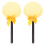 2 pcs body powder puff with handle for applying powder 10