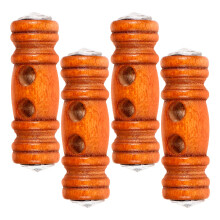 4pcs wooden coat toggle buttons for clothing decor