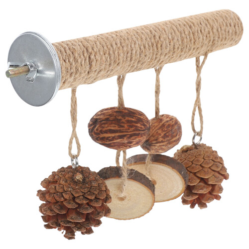 Bird Cage Toy Parrot Foraging Chewing Perch