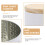 2Pcs White Iron Candy Containers Sealed Lid Kitchen Home Snack Boxes 11