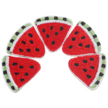5pcs watermelon shape embroidered sewing patches for clothing