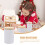 2Pcs White Iron Candy Containers Sealed Lid Kitchen Home Snack Boxes 10