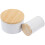 2Pcs White Iron Candy Containers Sealed Lid Kitchen Home Snack Boxes 6