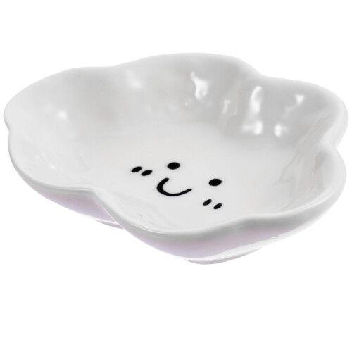 ceramic sauce bowl cloud shape soy sauce holder for dining table 1