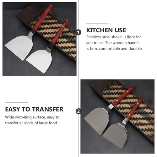 1pc stainless steel pizza pancake transfer tool 2