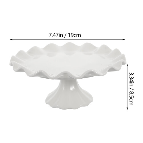 ceramic cake stand cupcake dessert display plate for snacks cookies 1