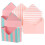 4 pcs florist bouquet envelope boxes for flower packaging 1