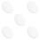 5pcs Sinamay Cocktail Hat Round Base Millinery Craft Yarn Bottom 4