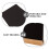 16pcs mini wooden double-sided chalkboards with easel for display 9