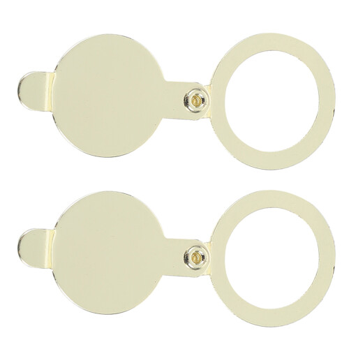 2pcs Solid Copper Door Viewer Cover For Home Privacy And Use