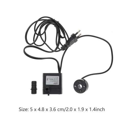 5w Aquarium Submersible Pump with 4 LED Light 1