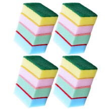 30pcs Dishwashing Sponge Scrubber Cleaning Pad for Kitchen