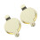2pcs Solid Copper Door Viewer Cover For Home Privacy And Use 11