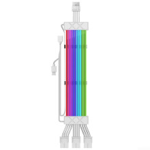 RGB PSU Cables 5V ARGB LED Strip Set For GPU And Motherboard, 24-Pin And 2x8-Pin, Compatible With Any PSU