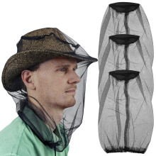 3Stk Kopfnetz Mit Netzgesicht Aus Nylon Für Outdoor Angeln Und Jagd