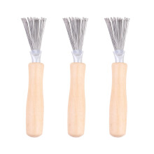 3pcs Comb Cleaning Claws Wooden Handle Hair Removal Tool