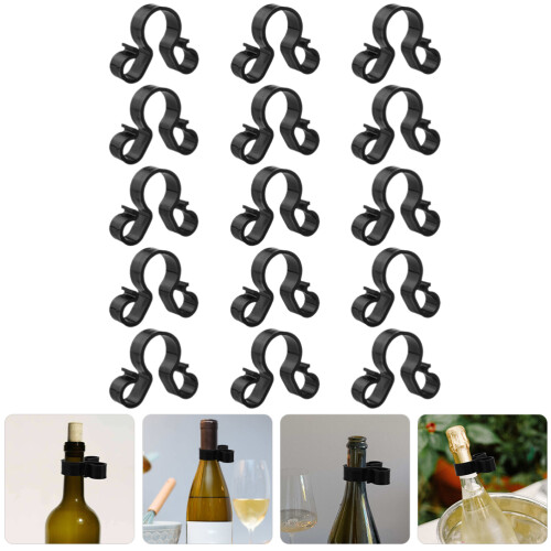 Sewing Clips Bottle Holder Clips Black 15pcs 1