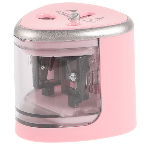 Taille-Crayon Électrique Rose À Trous Pour Crayons 6-12Mm