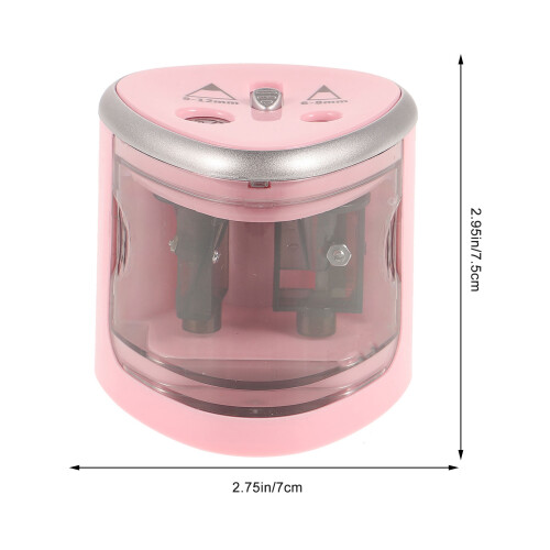 Taille-Crayon Électrique Rose À Trous Pour Crayons 6-12Mm 2