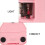 Taille-Crayon Électrique Rose À Trous Pour Crayons 6-12Mm 7