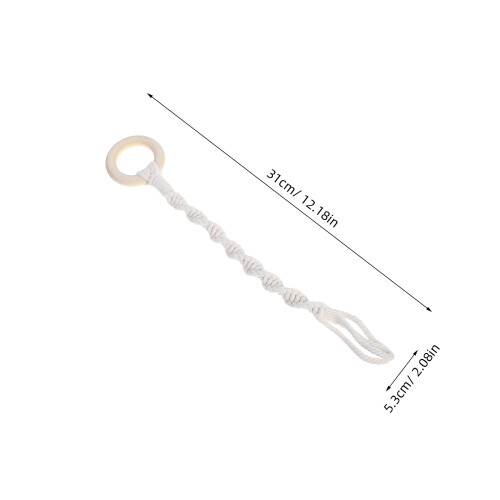 2pcs Macrame Plant Hanger Cotton Rope Hanging Extender 2