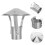 Cone Top Chimney Cap Stainless Steel Vent Cover 11