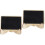2pcs Wooden Message Board Sign Desktop Writing Chalkboard 6