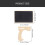 2pcs Wooden Message Board Sign Desktop Writing Chalkboard 10