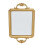 1pc Retro Makeup Tray Storage Perfume Mirror 9