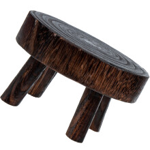 2pcs Wood Plant Riser Stand Bonsai Potted Display Shelf